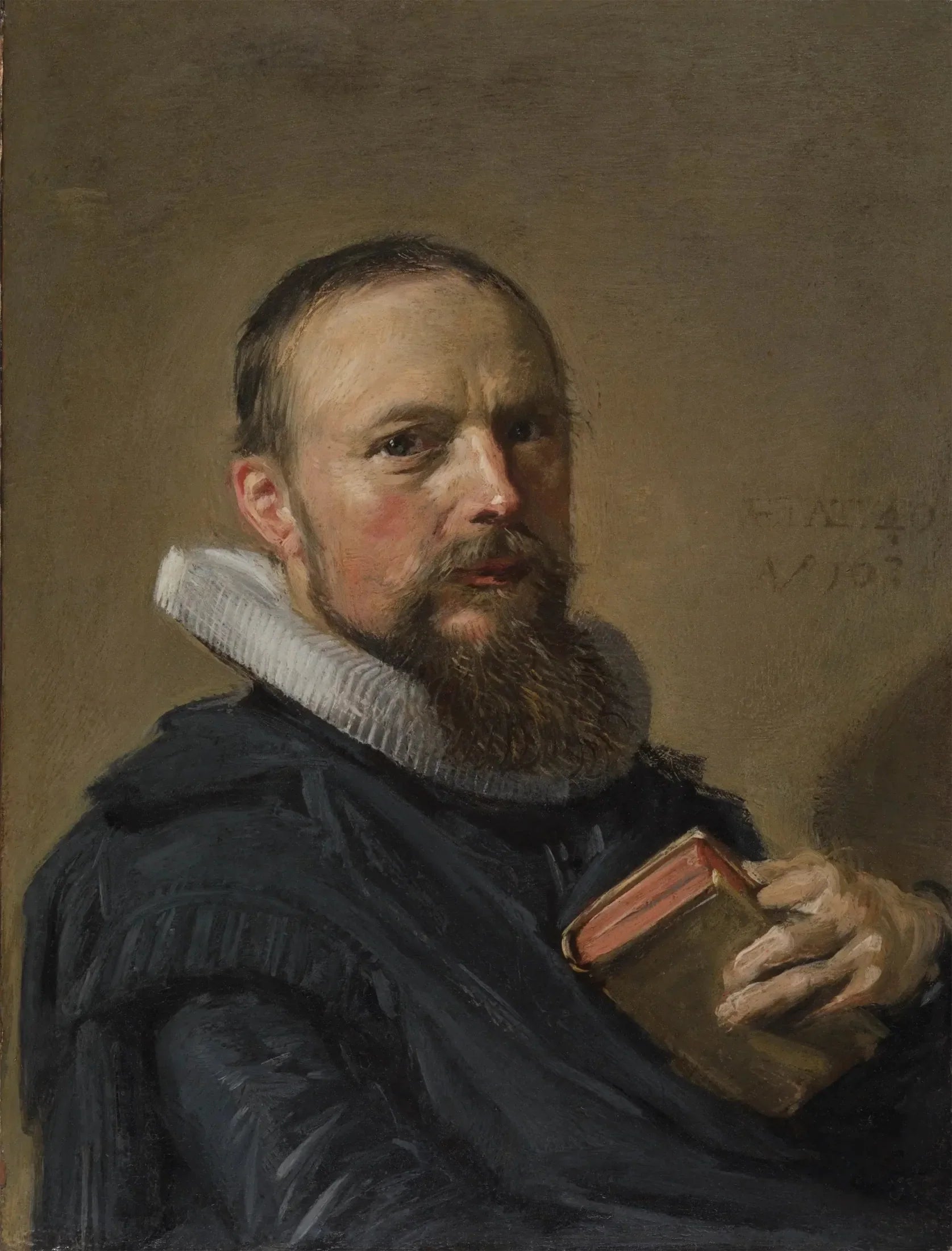 Portrait de Samuel Ampzing (1590-1632) - Frans Hals image 1 reproduction réalisée par Alpha Reproduction