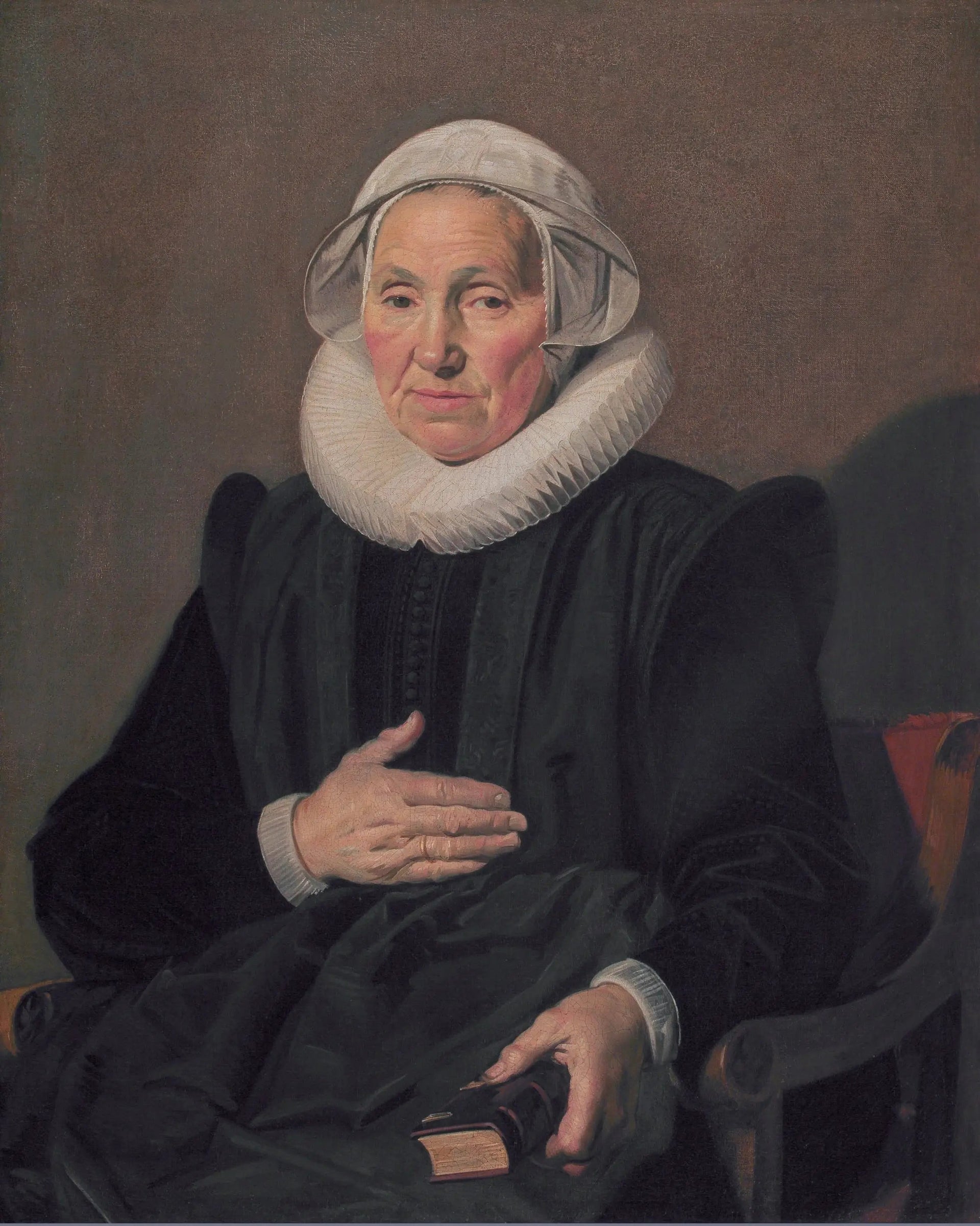 Portrait de Sara Andriesdr Hessix - Frans Hals image 1 tableau peint à l’huile sur toile