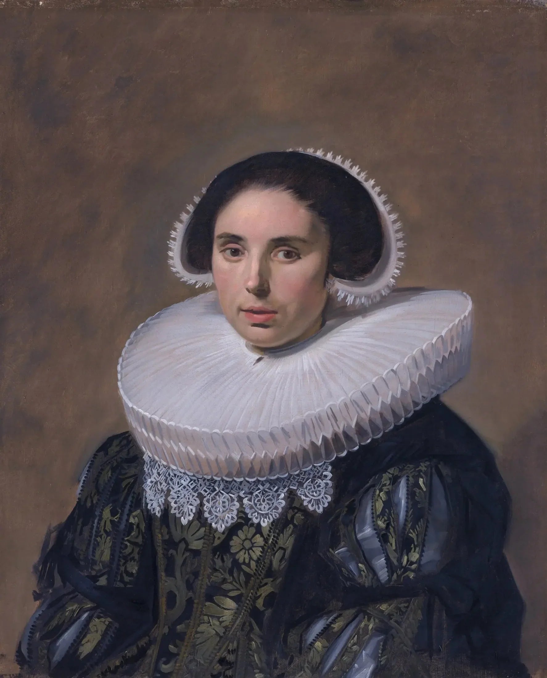 Portrait de Sara Wolphaerts van Diemen - Frans Hals image 1 tableau peint à l’huile sur toile