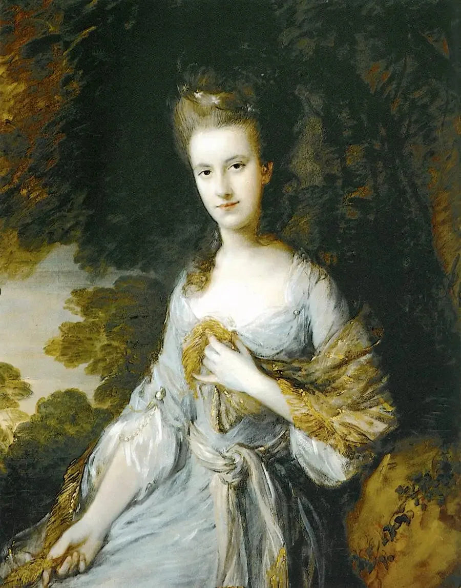 Portrait de Sarah Buxton - Thomas Gainsborough image 1 reproduction réalisée par Alpha Reproduction