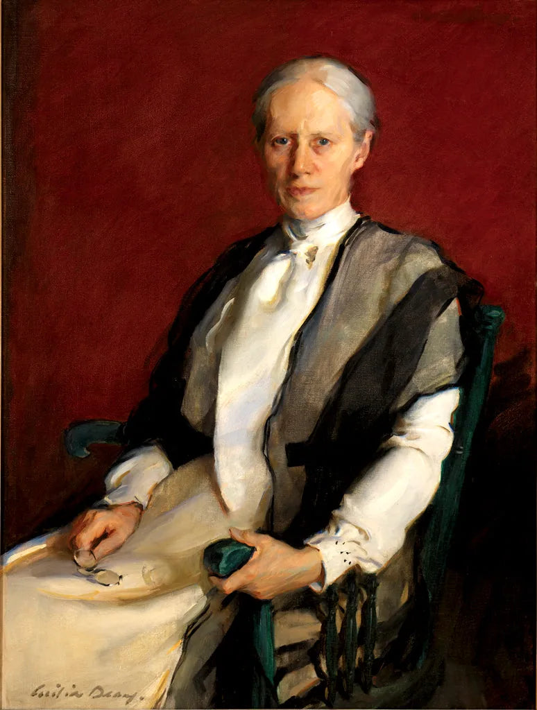Portrait de Sarah E. Doyle - Cecilia Beaux image 1 copie peinte à la main à l’huile