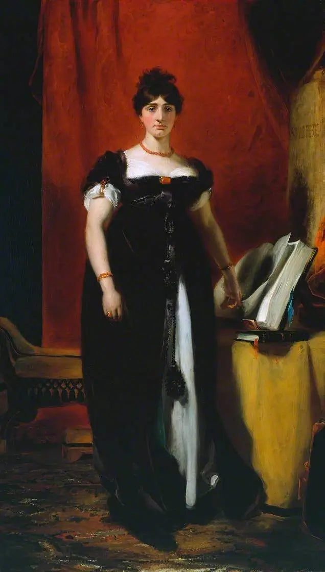 Portrait de Sarah Siddons - Thomas Lawrence image 1 reproduction artisanale de tableau