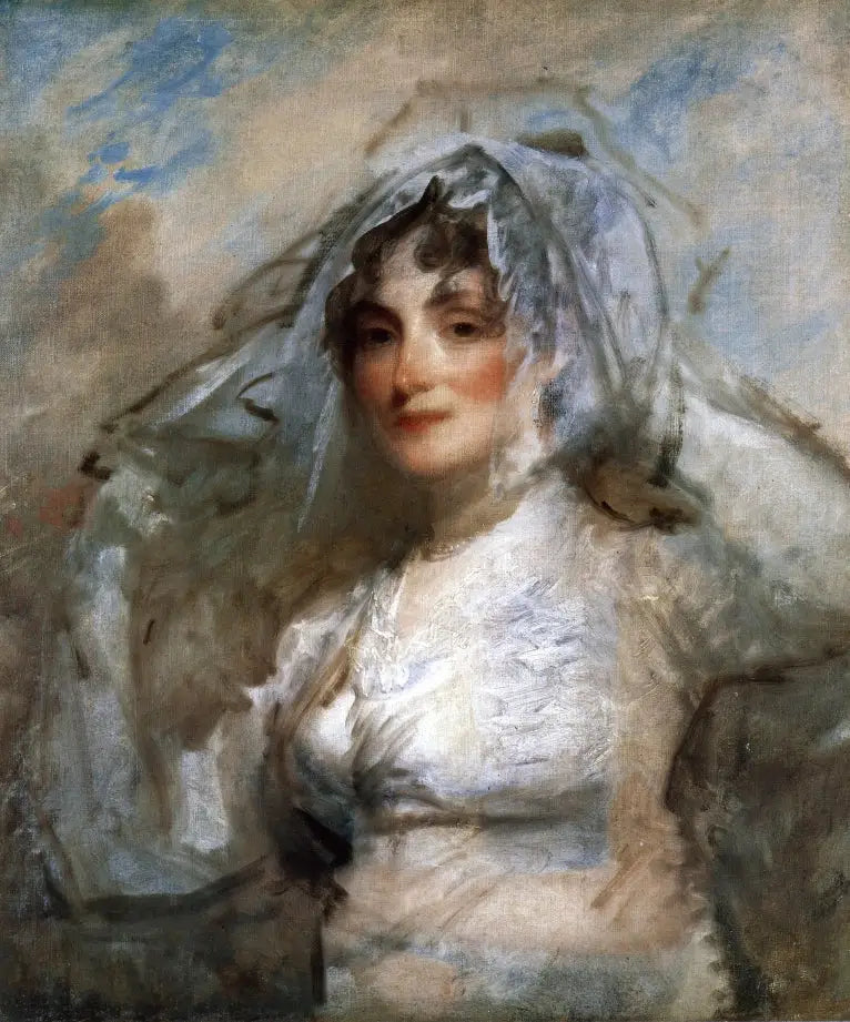 Portrait de Sarah Wentworth Apthorp Morton - Gilbert Stuart image 1 reproduction de peinture à l’huile