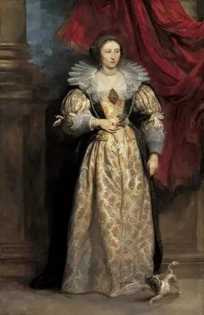Portrait de Sébilla van den Berghe - Antoine van Dyck image 1 reproduction de peinture à l’huile