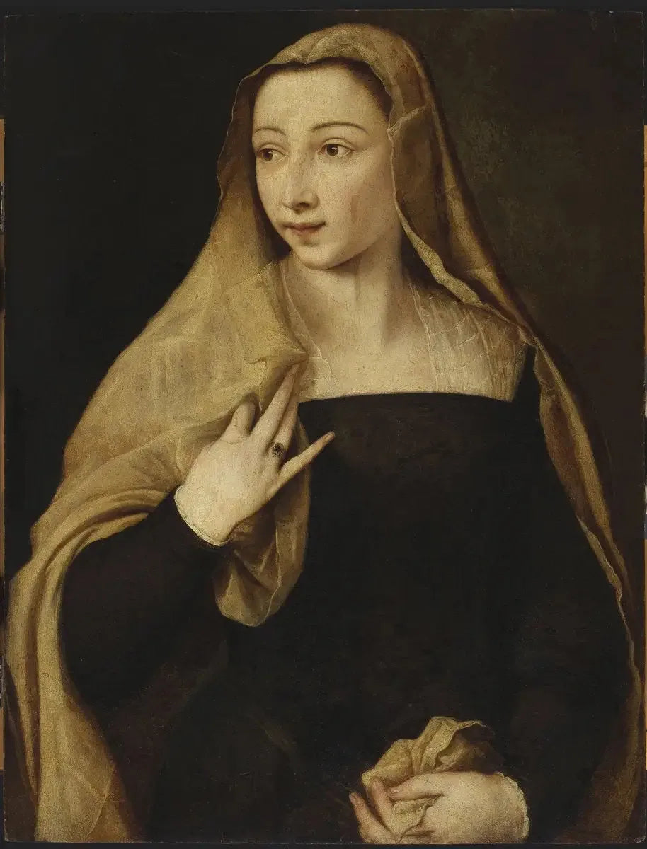 Portrait de Settimia Jacovacci (?) - Titian image 1 copie de tableau peinte à la main