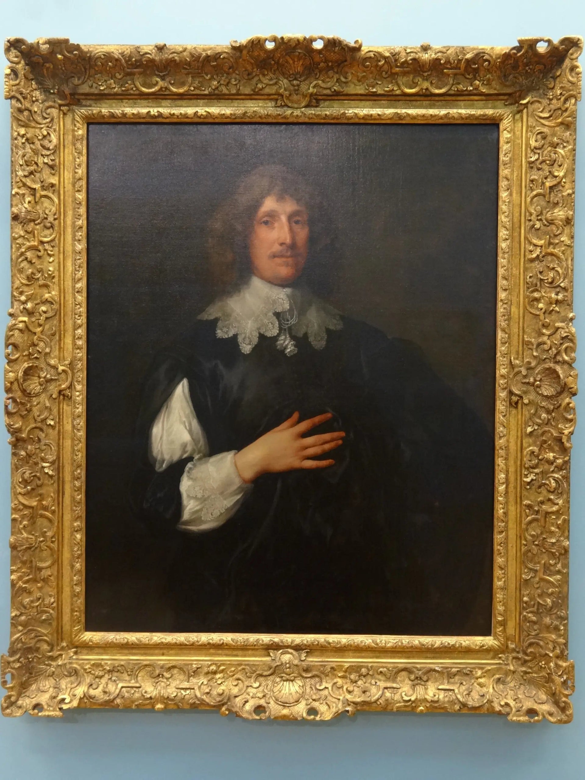 Portrait de Sir Basil Dixwell, 1er baronnet de Tirlingham (1585-1642) - Antoine van Dyck image 1 copie de tableau peinte à la main