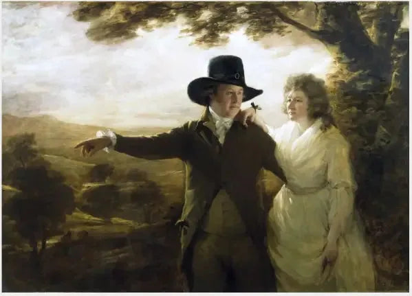 Portrait de Sir John et Lady Clerk de Penicuik - Henry Raeburn image 1 tableau peint à l’huile sur toile
