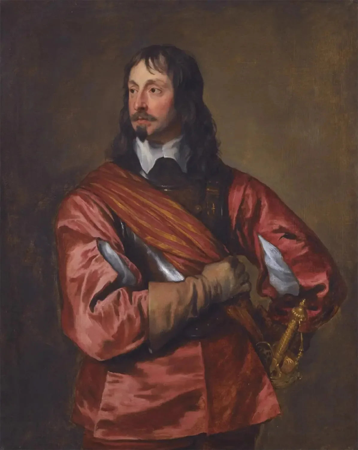 Portrait de Sir John Mennes - Antoine van Dyck image 1 reproduction artisanale de tableau