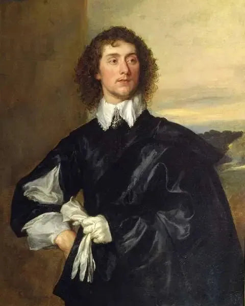 Portrait de Sir Thomas Hanmer - Antoine van Dyck image 1 reproduction de peinture à l’huile