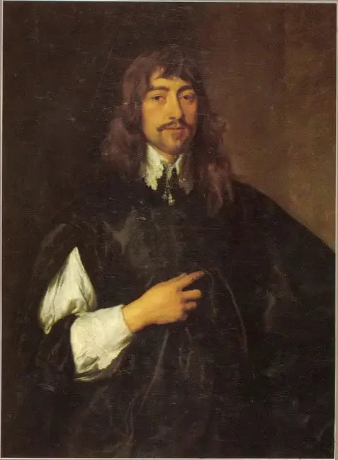 Portrait de Sir Walter Pye (1610-1659), ou Henry Frederick Howard, 25e comte d'Arundel - Antoine van Dyck image 1 reproduction artisanale de tableau