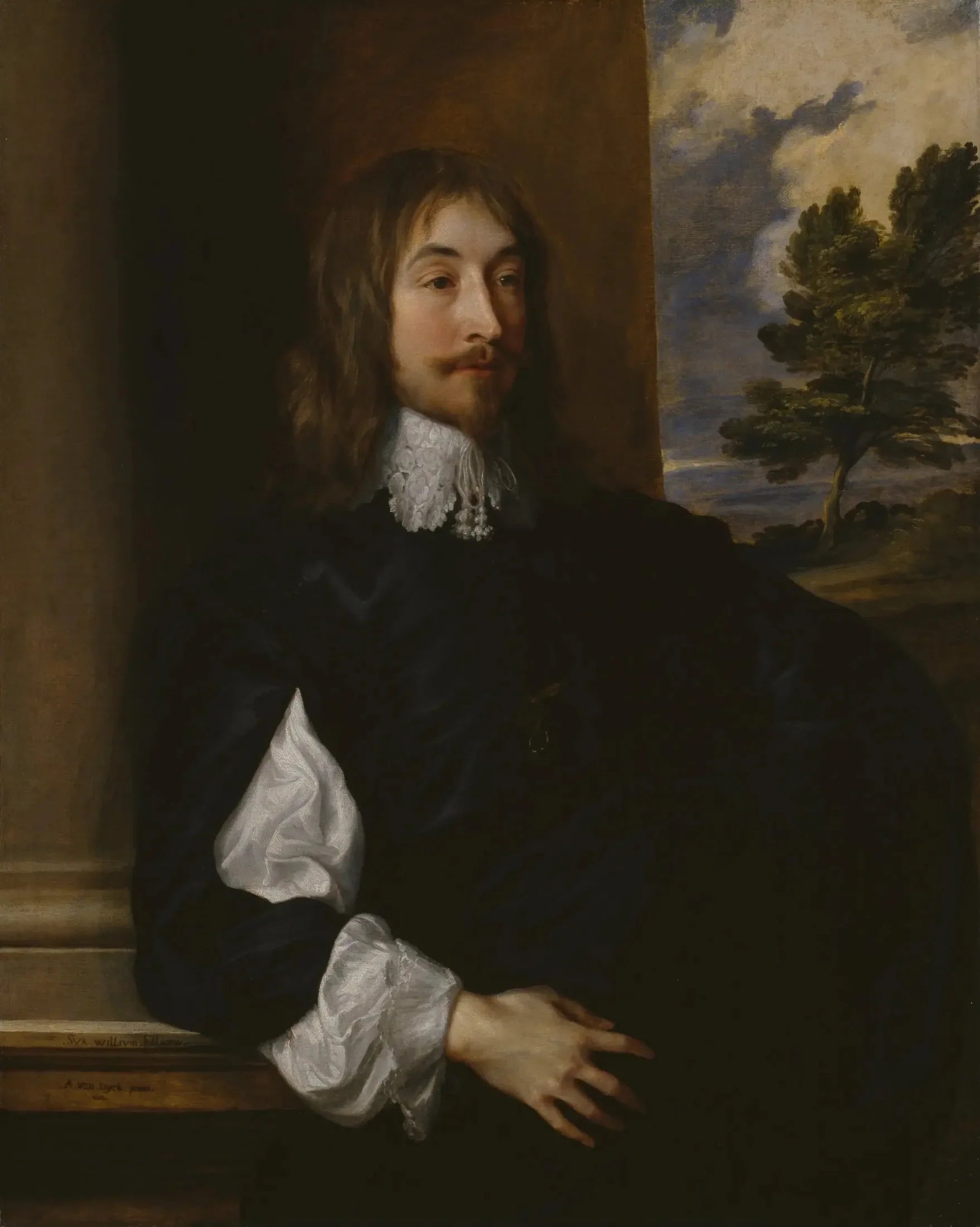 Portrait de Sir William Killigrew - Antoine van Dyck image 1 reproduction artisanale de tableau