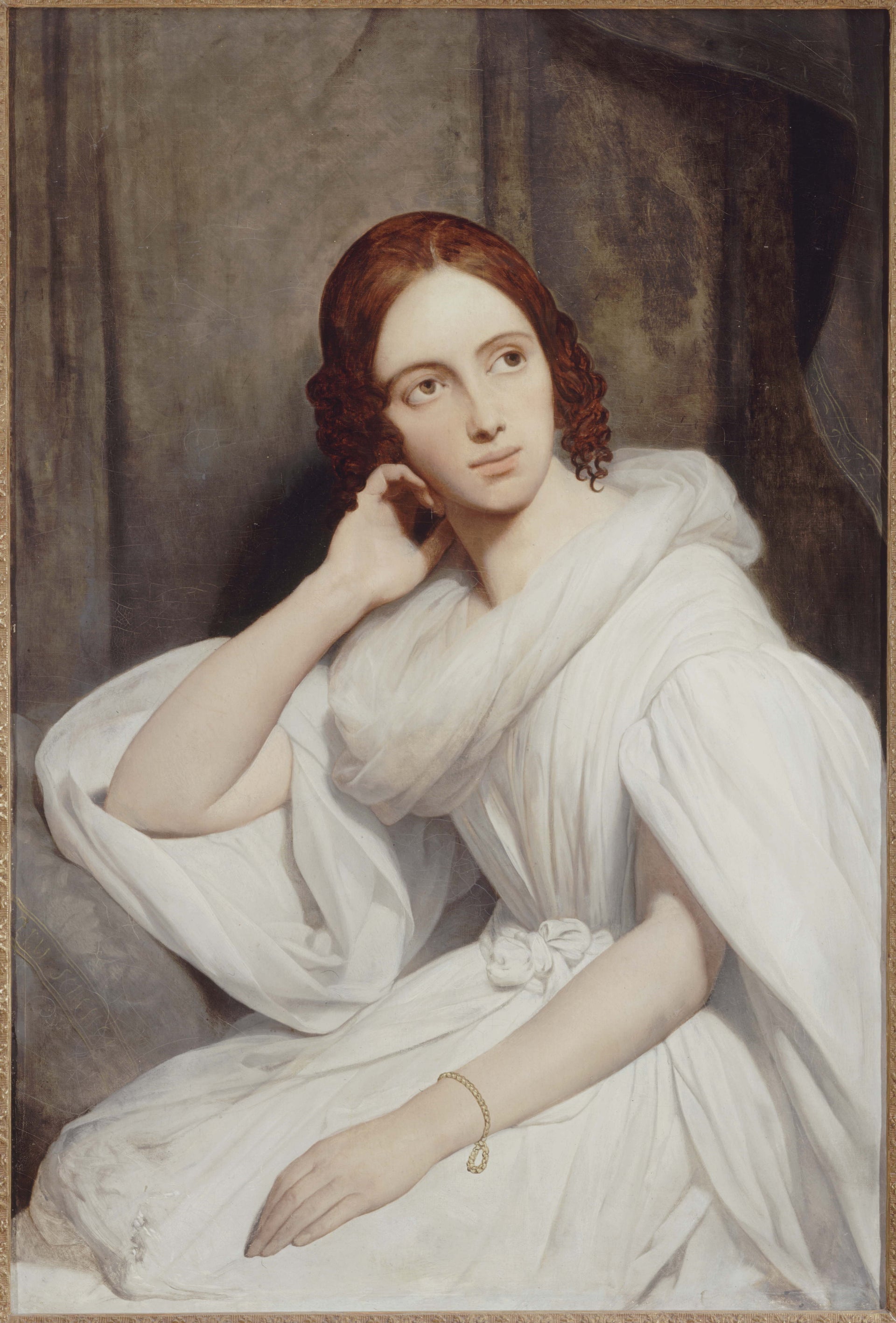 Portrait de Sophie Marin, veuve du lieutenant général Baudrand - Ary Scheffer image 1 copie de tableau peinte à la main