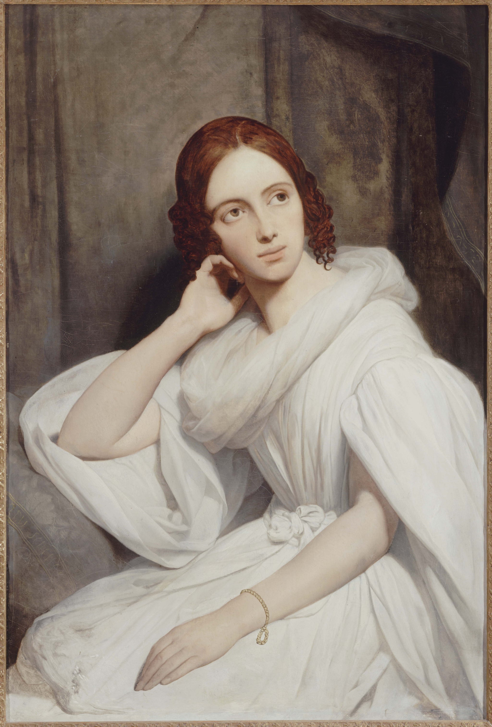 Portrait de Sophie Marin, veuve du lieutenant général Baudrand - Ary Scheffer image 1 copie de tableau peinte à la main