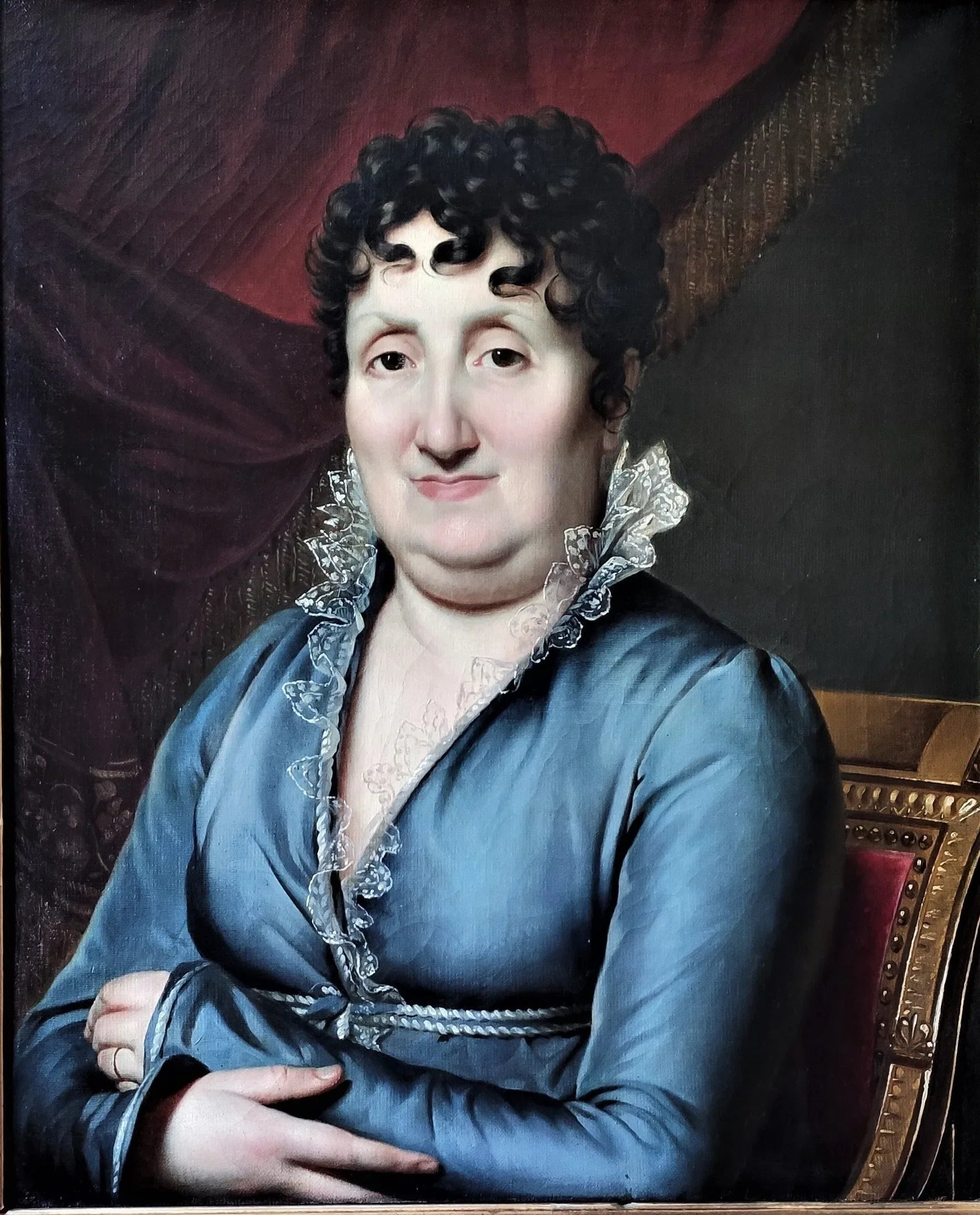 Portrait de Sophie Meyer - Jean-Baptiste Regnault image 1 copie de tableau peinte à la main
