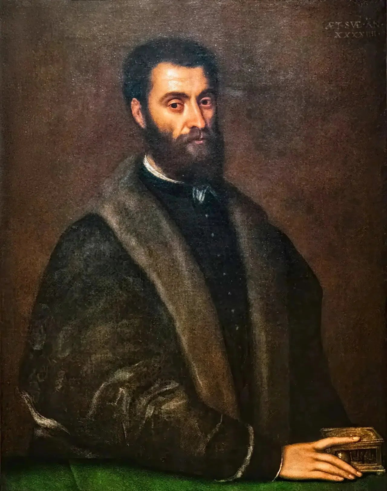 Portrait de Sperone Speroni - Titian image 1 reproduction de peinture à l’huile