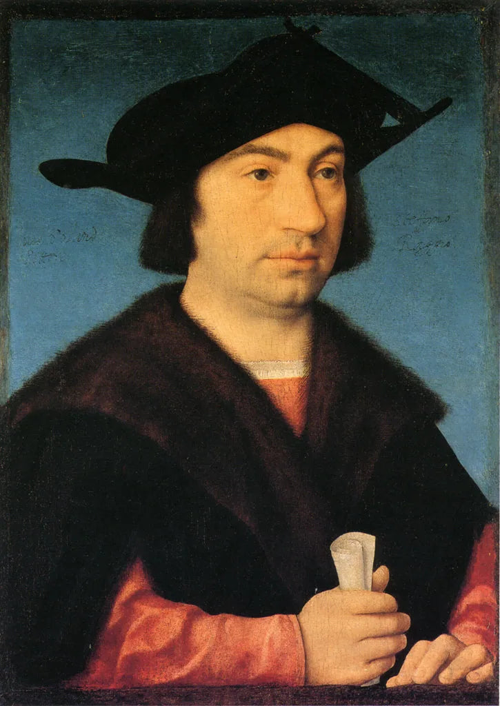 Portrait de Stefano Raggio (?) - Joos van Cleve image 1 reproduction réalisée par Alpha Reproduction