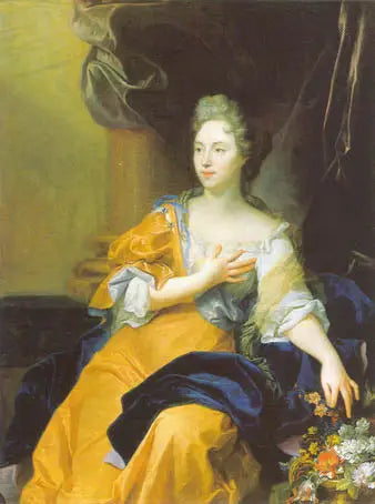 Portrait de Suzanne de Boubers de Bernâtre, épouse de Balthasar Keller - Hyacinthe Rigaud image 1 reproduction de peinture à l’huile