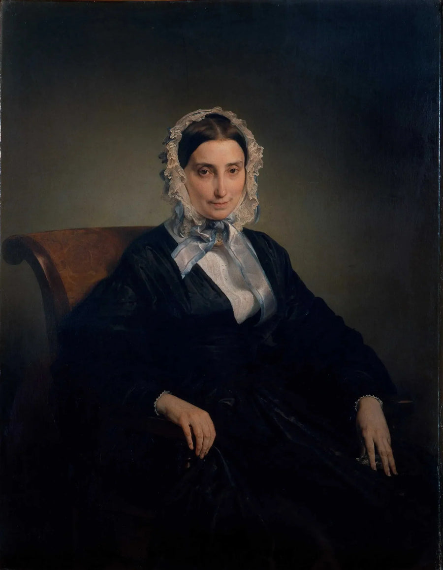 Portrait de Teresa Manzoni Stampa Borri - Francesco Hayez