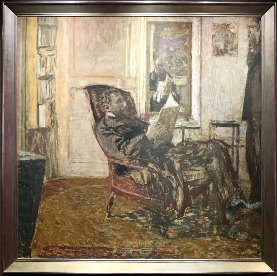 Portrait de Thadée Natanson dans le fauteuil - Édouard Vuillard