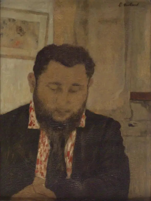 Portrait de Thadée Natanson - Édouard Vuillard image 1 reproduction de peinture à l’huile