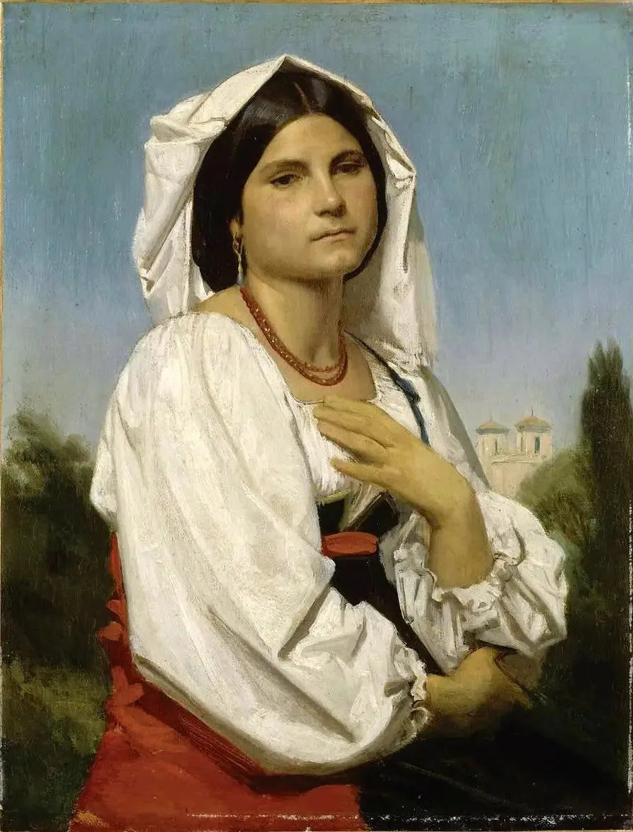 Portrait de Thérésa - Bouguereau image 1 copie peinte à la main à l’huile