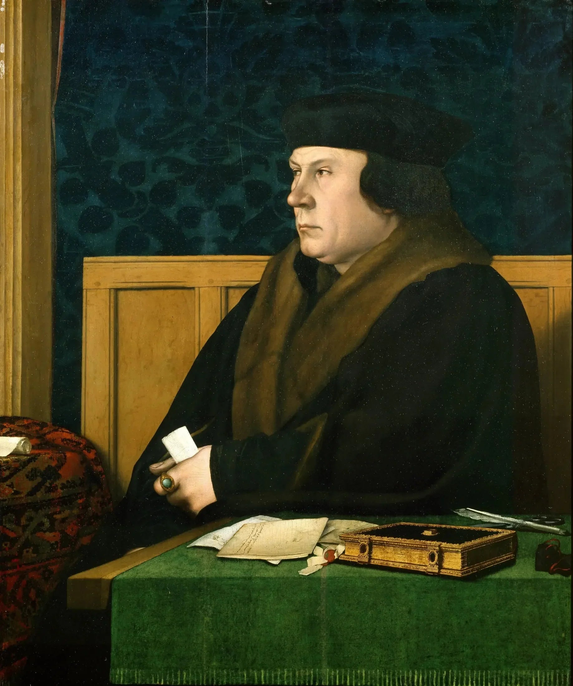 Portrait de Thomas Cromwell - Hans Holbein le Jeune image 1 reproduction d’œuvre d’art à l’huile