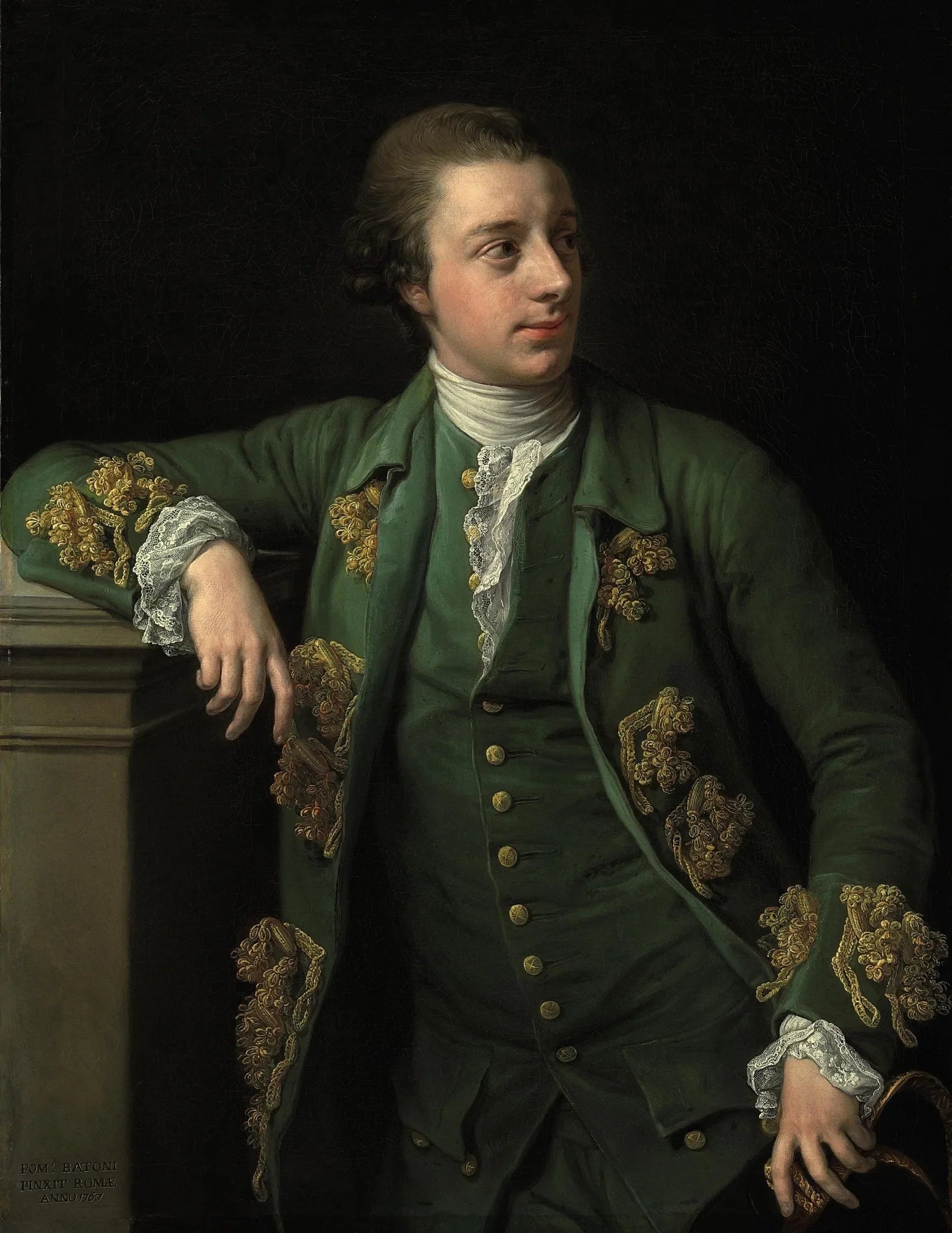 Portrait de Thomas Fortescue - Pompeo Batoni image 1 copie peinte à la main à l’huile