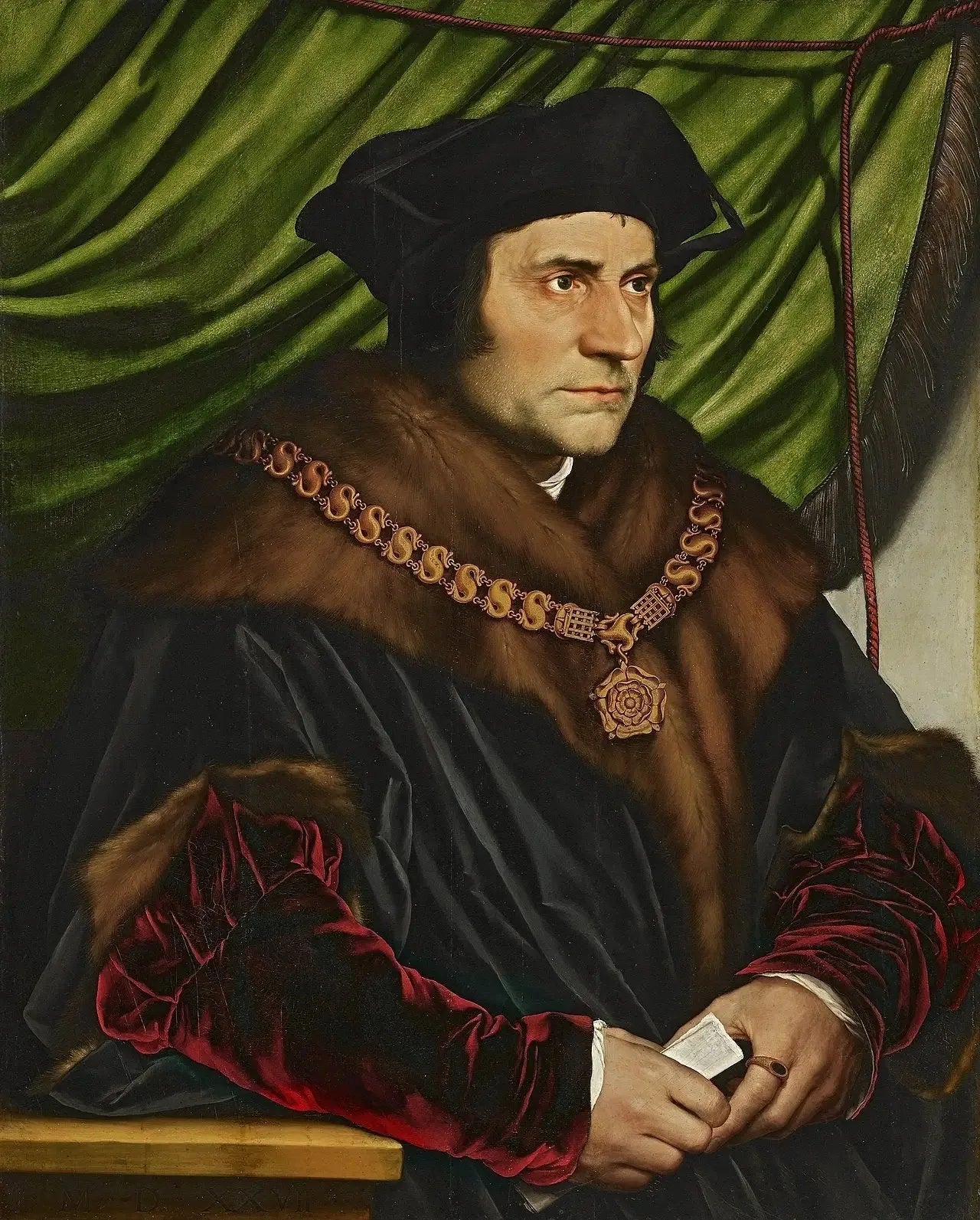 Portrait de Thomas More - Hans Holbein le Jeune image 1 reproduction de peinture à l’huile