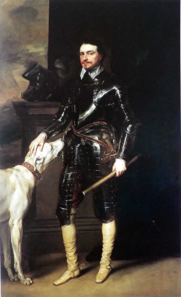 Portrait de Thomas Wentworth, 1er comte de Strafford - Antoine van Dyck image 1 reproduction de peinture à l’huile
