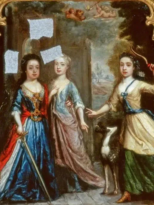 Portrait de trois enfants - Pierre Mignard image 1 copie peinte à la main à l’huile