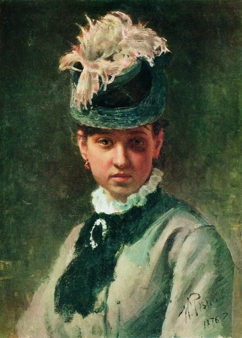 Portrait de Vera Repina - Ilya Repin