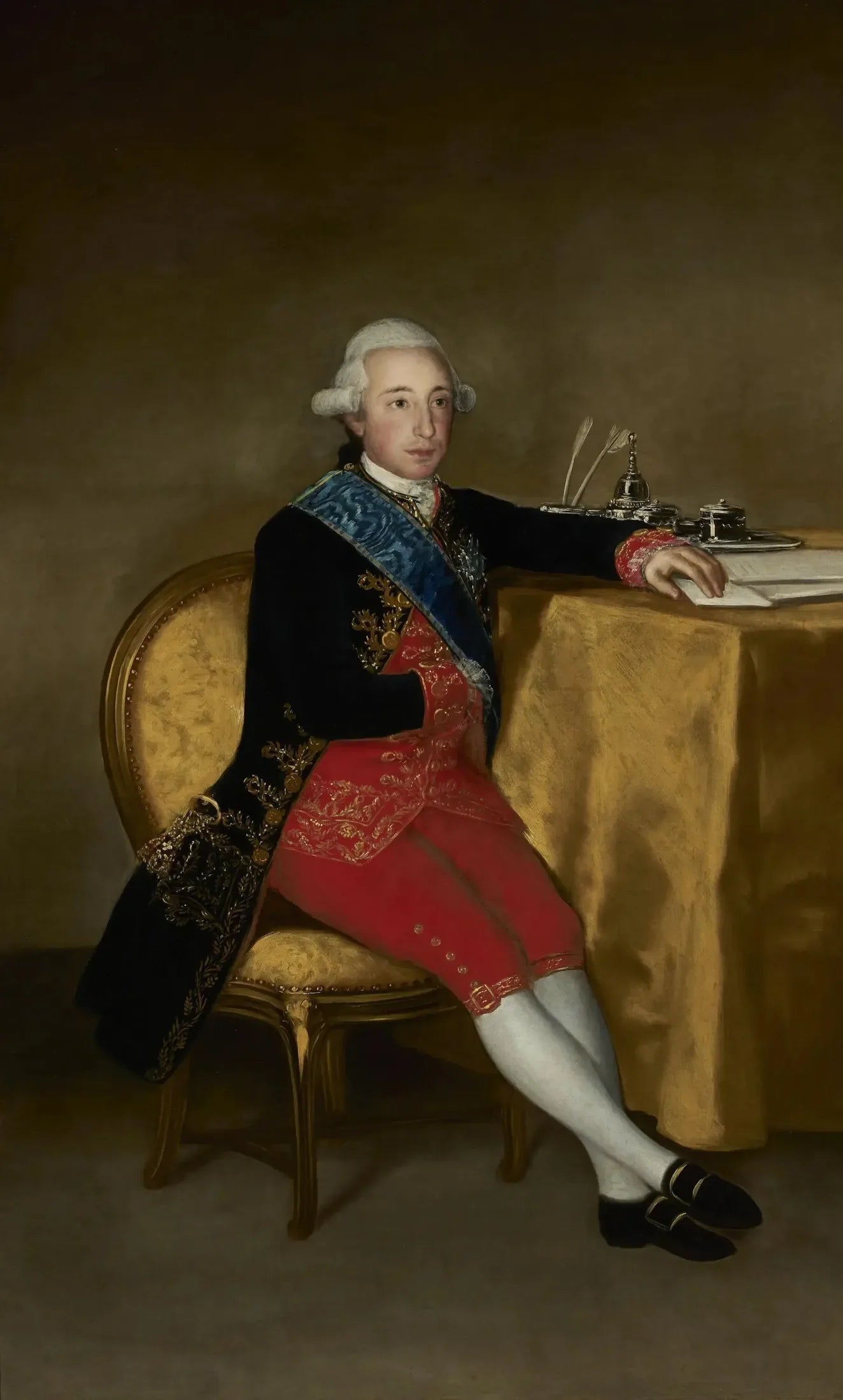 Portrait de Vicente Joaquín Osorio de Moscoso - Francisco de Goya image 1 reproduction artisanale de tableau
