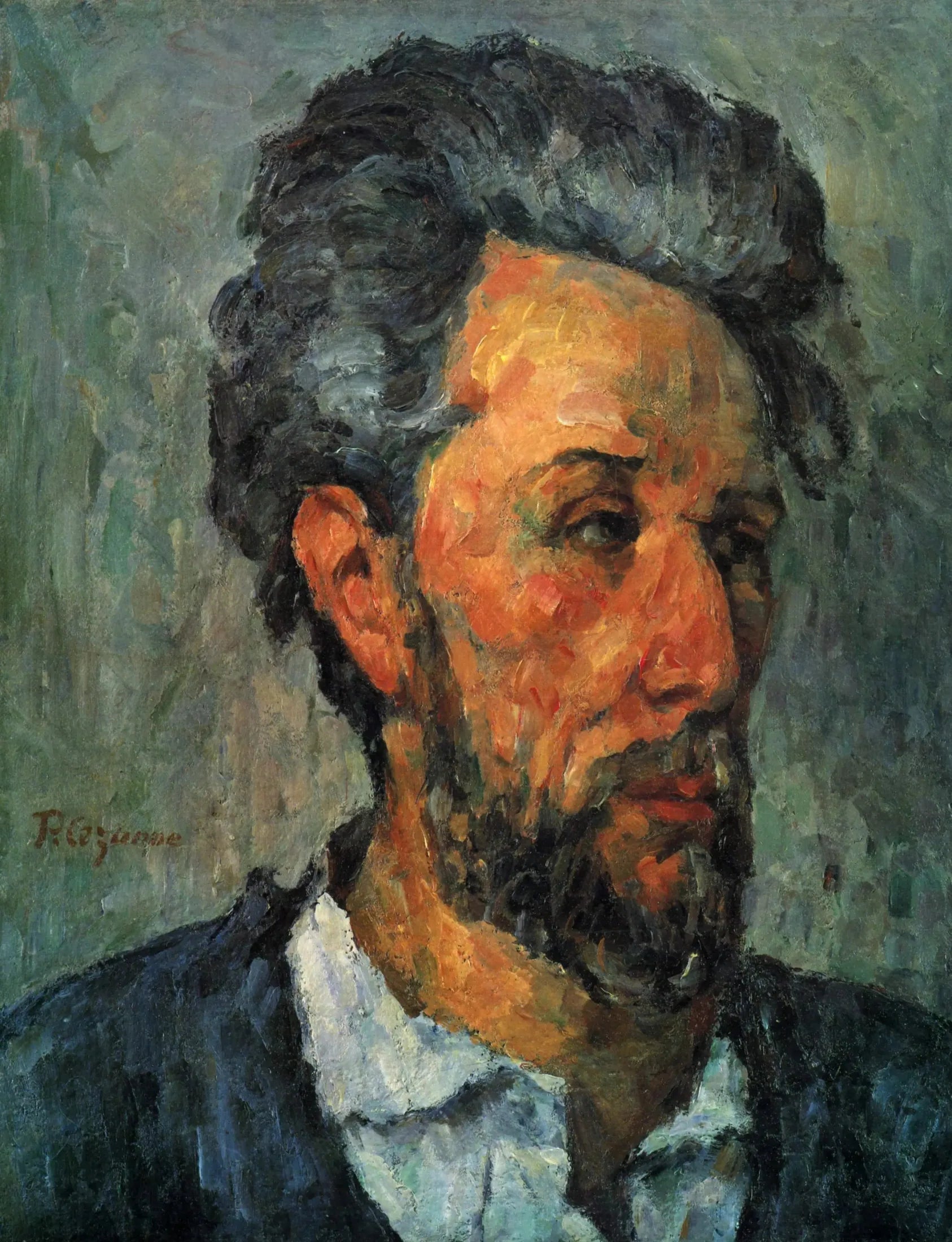 Portrait de Victor Chocquet - Paul Cézanne image 1 reproduction artisanale de tableau