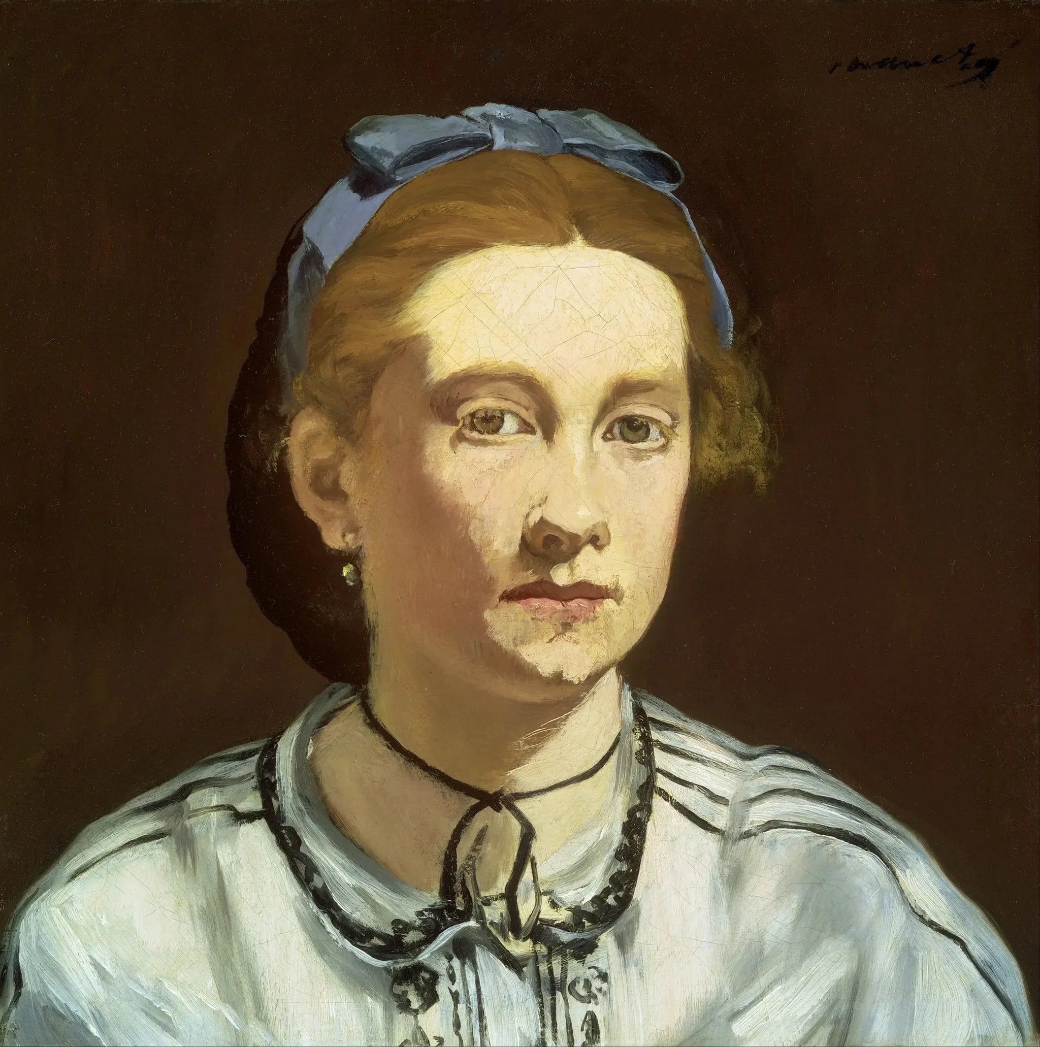 Portrait de Victorine Meurent - Édouard Manet image 1 reproduction réalisée par Alpha Reproduction