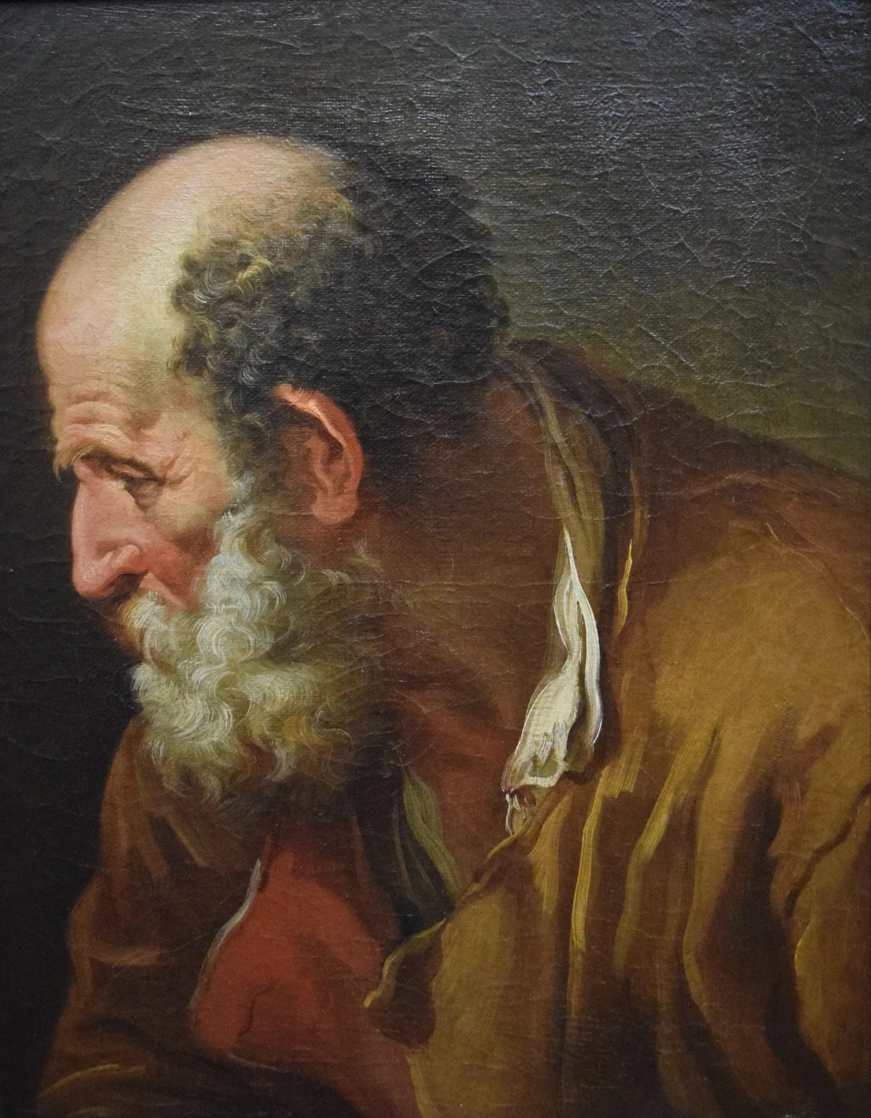 Portrait de Vieillard - Joseph-Marie Vien image 1 copie de tableau peinte à la main