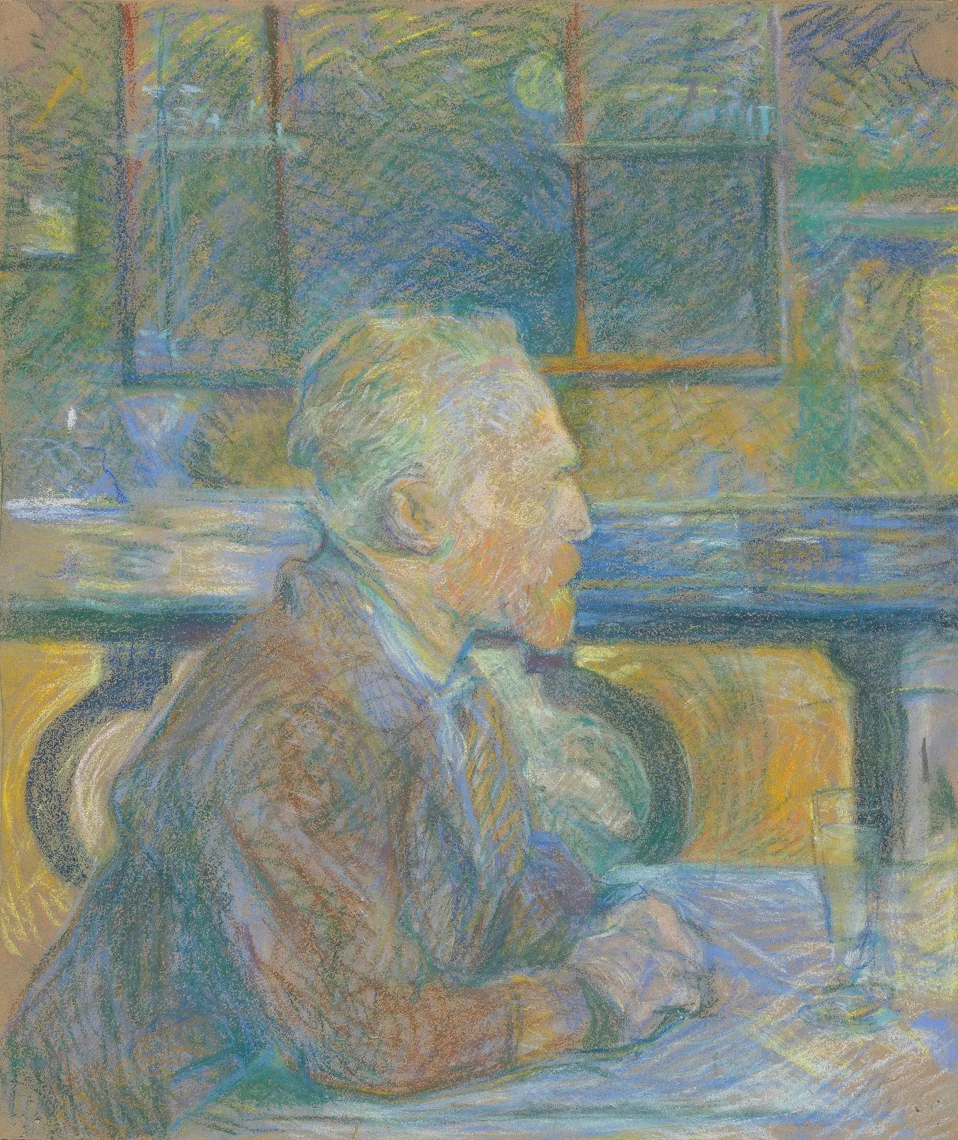 Portrait de Vincent van Gogh - Henri de Toulouse-Lautrec image 1 copie de tableau peinte à la main