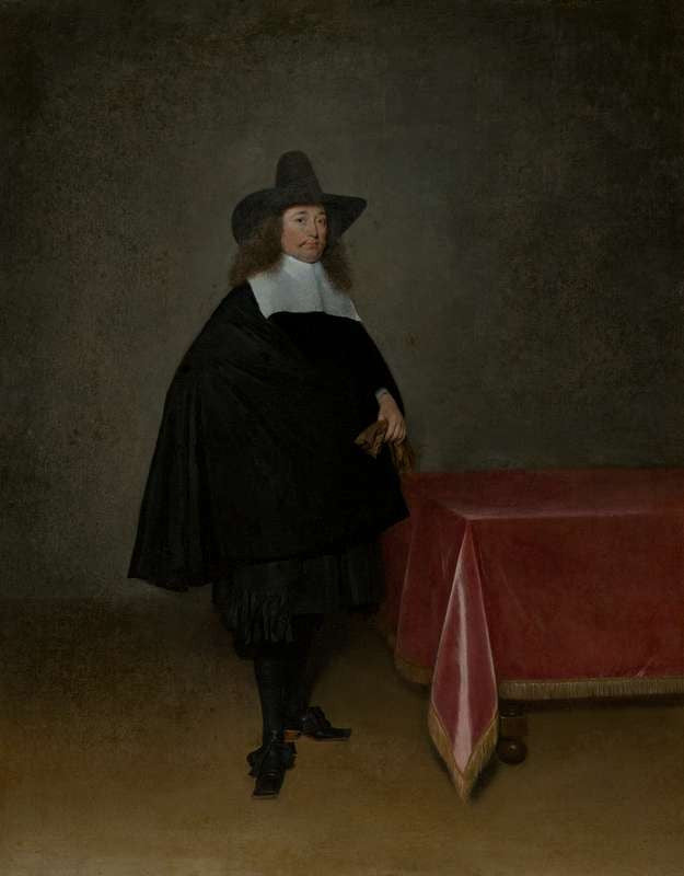 Portrait de Willem Marienburg II - Gerard ter Borch image 1 reproduction de peinture à l’huile