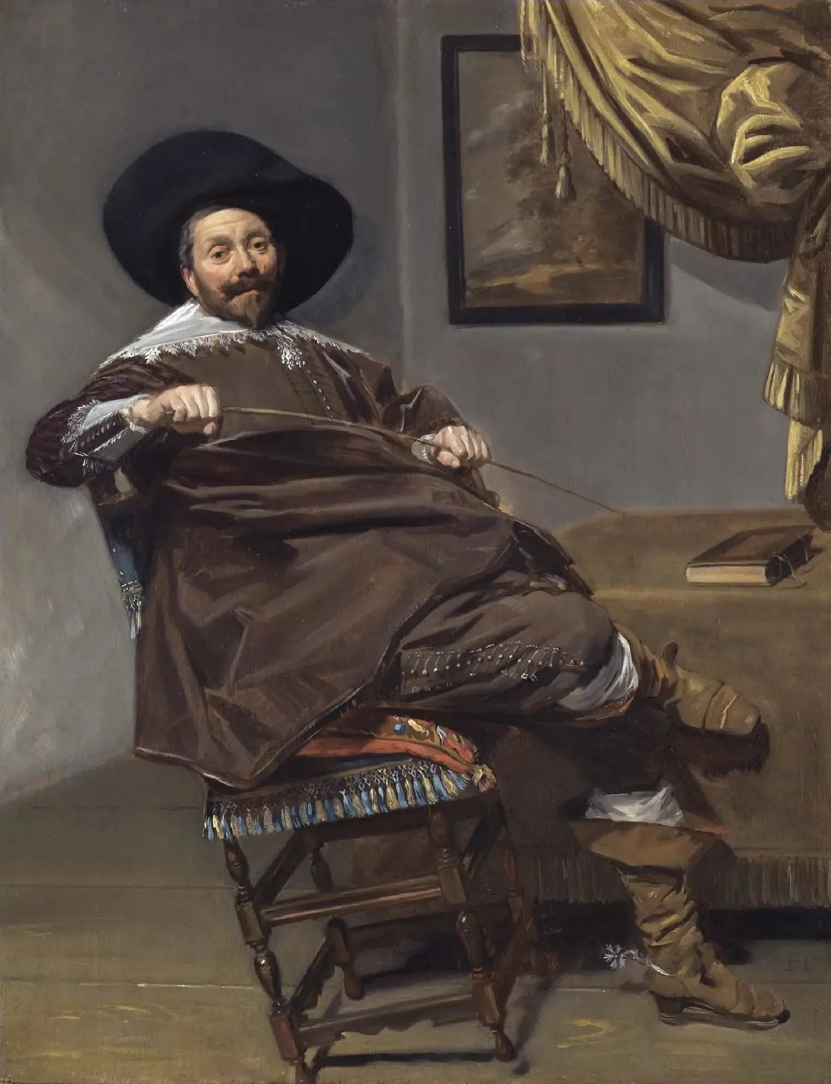Portrait de Willem van Heythuysen (1585-1650) - Frans Hals image 1 copie peinte à la main à l’huile