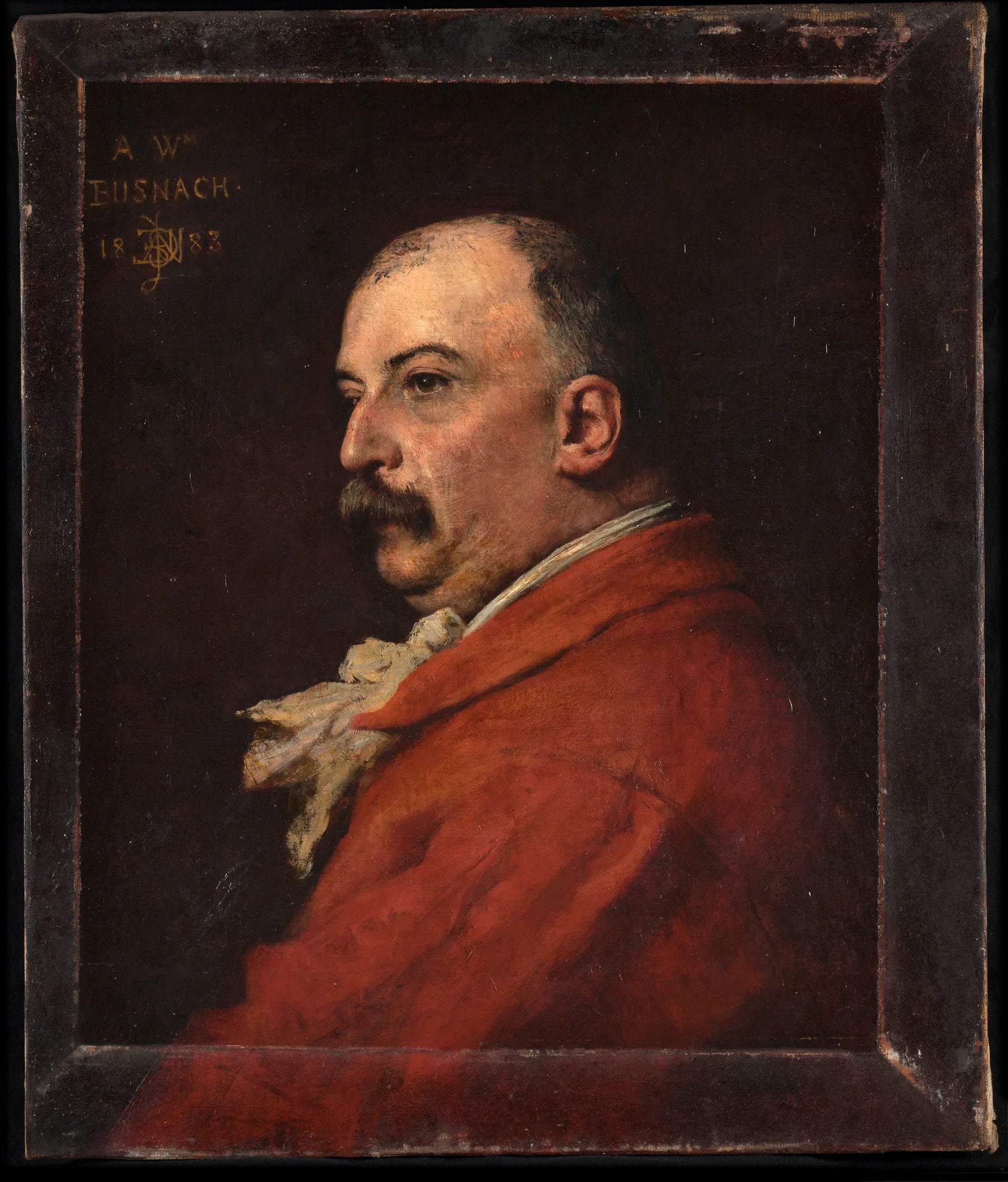 Portrait de William Busnach - Jules-Élie Delaunay image 1 tableau peint à l’huile sur toile