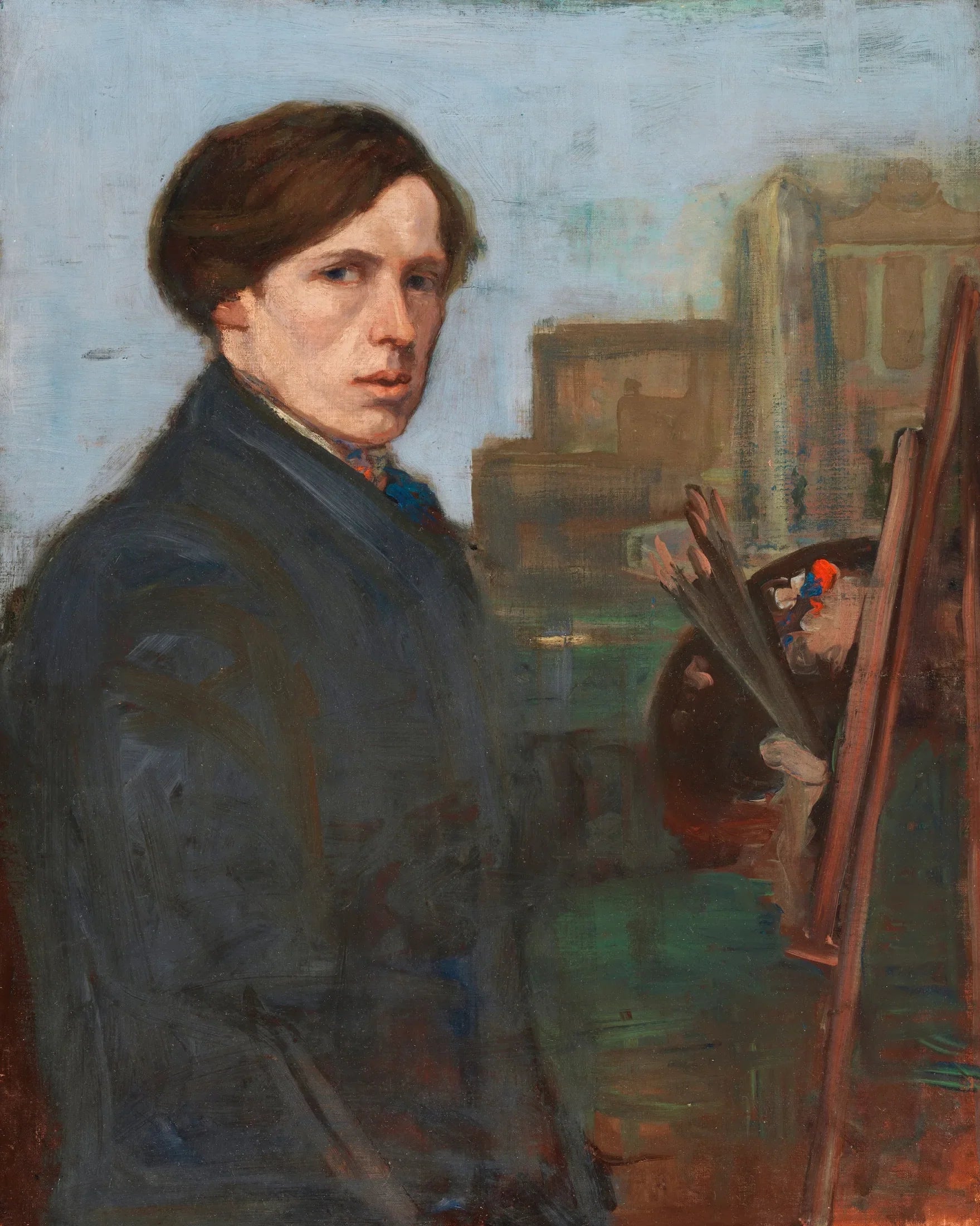 Portrait de William Orpen (1878-1931), artiste - Charles Conder image 1 copie de tableau peinte à la main