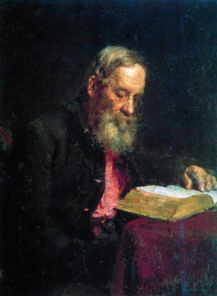 Portrait de Yefim Vasilyevich Repin, le père de l'artiste - Ilya Repin