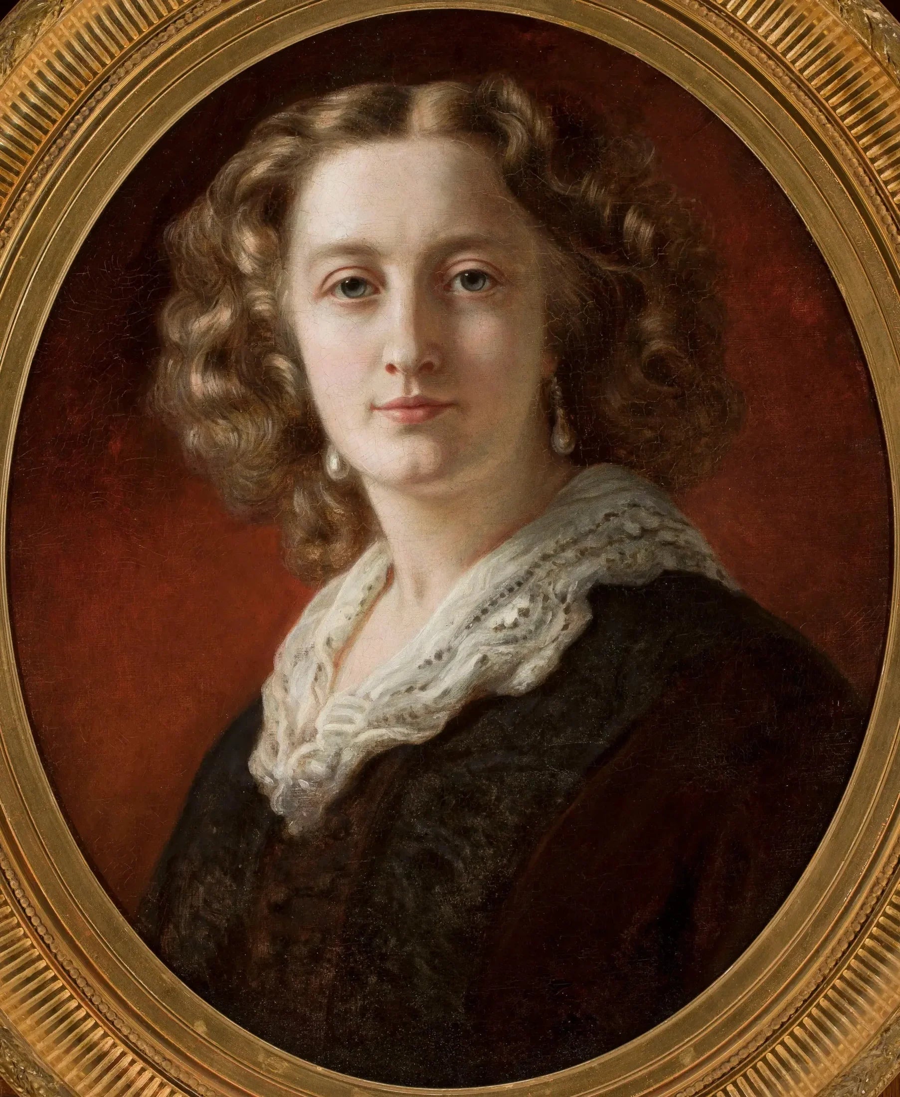 Portrait de Zofia Odescalchi née Branicka. - Franz Xaver Winterhalter image 1 copie peinte à la main à l’huile