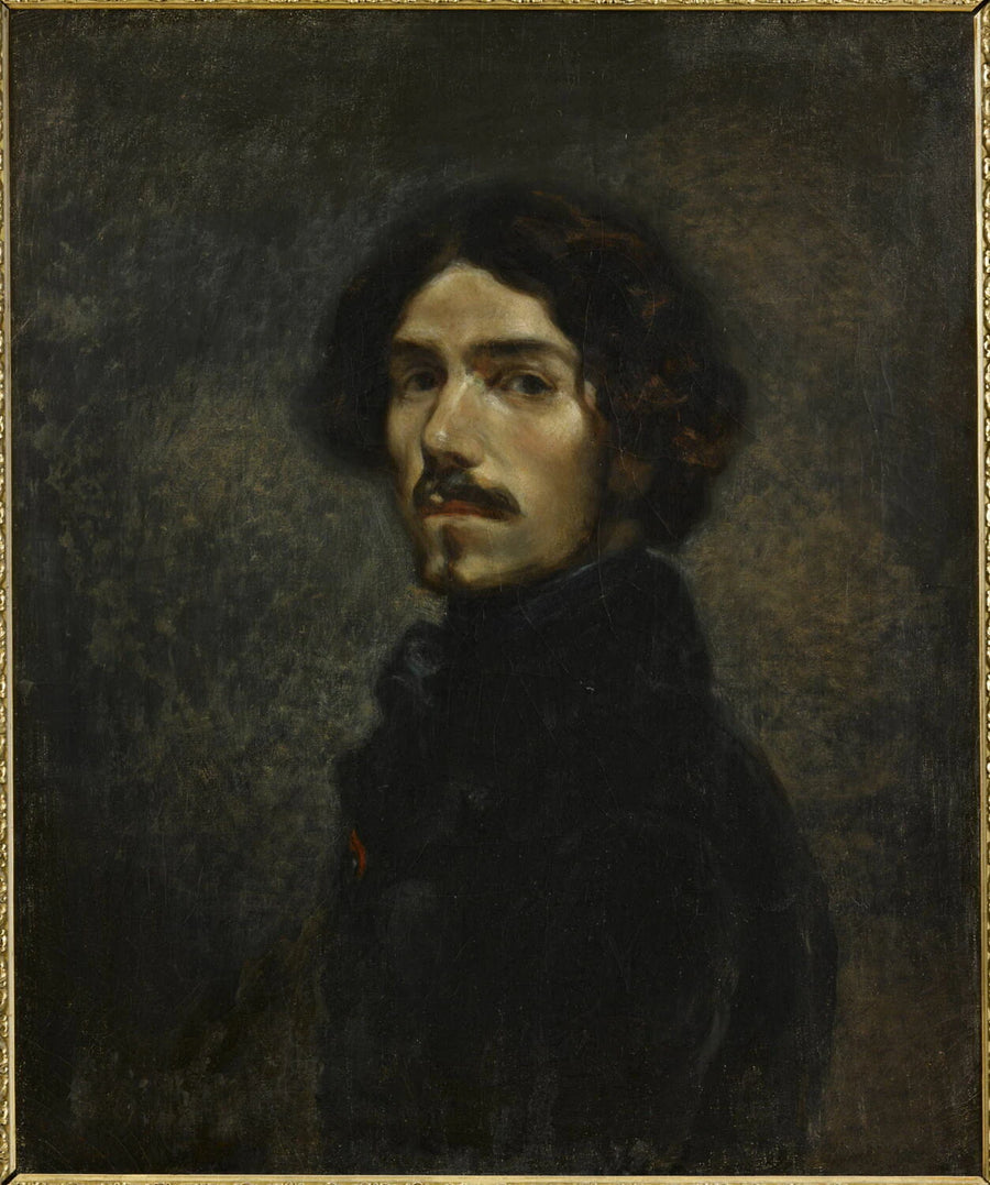 Portrait de Delacroix, d'après l'autoportrait conservé aux Offices - Hippolyte Gaultron