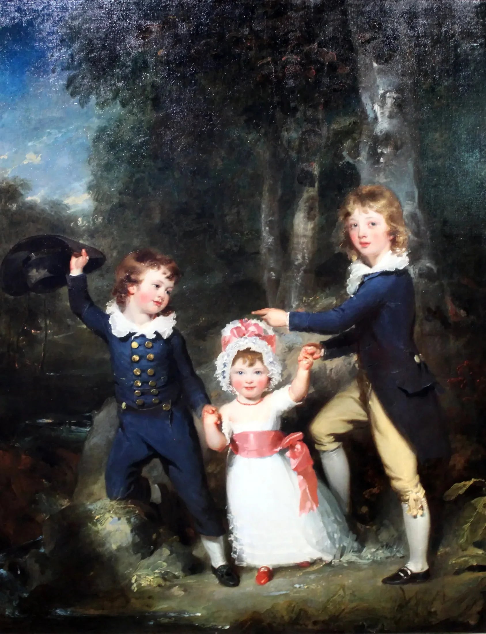 Portrait des enfants de Lord George Cavendish - Thomas Lawrence image 1 reproduction d’œuvre d’art à l’huile