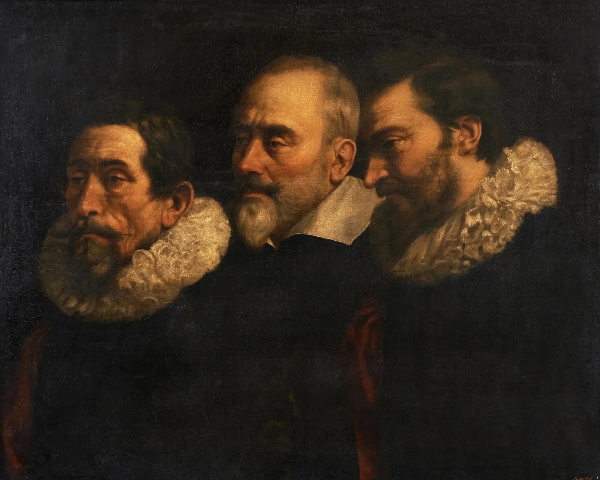 Portrait des membres du Conseil municipal de Paris (Conseillers de Paris). - Frans Pourbus the Younger image 1 copie peinte à la main à l’huile