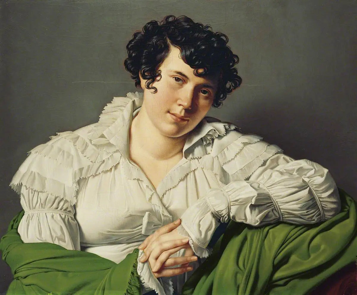 Portrait dit de Madame de Staël - Jean-Auguste-Dominique Ingres image 1 copie de tableau peinte à la main
