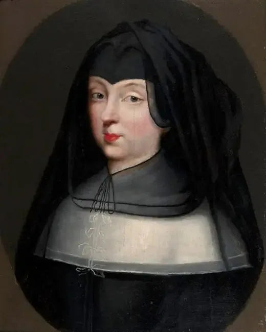 Portrait dit de Mademoiselle de La Vallière - Pierre Mignard image 1 copie de tableau peinte à la main