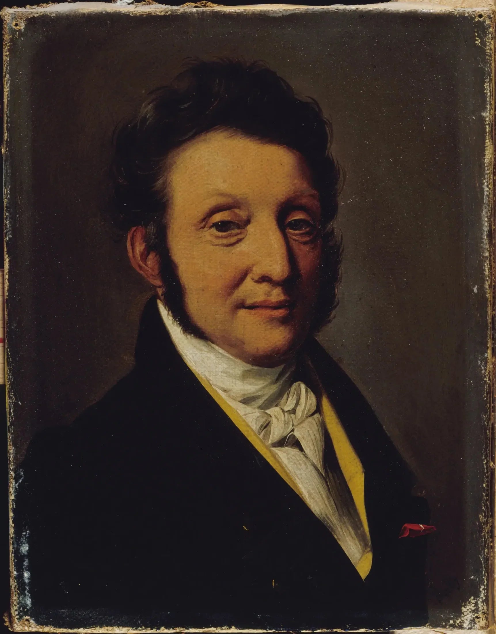Portrait dit du colonel Gustave Pourlin - Louis-Léopold Boilly image 1 copie de tableau peinte à la main