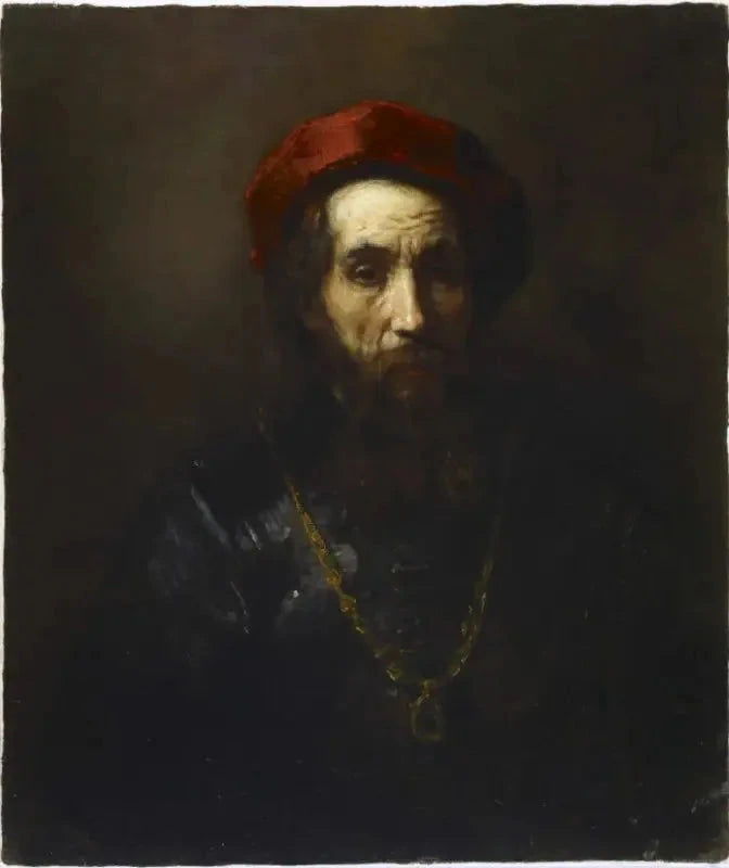 Portrait dit d’un rabbin – école de Rembrandt, 1657
