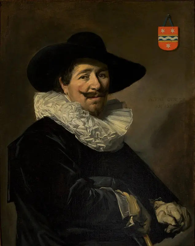 Portrait du capitaine Andries van Hoorn - Frans Hals image 1 copie peinte à la main à l’huile